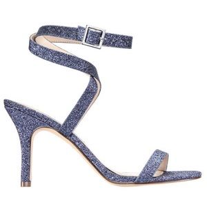 SOLD! Nina Blue Glitter Sandals